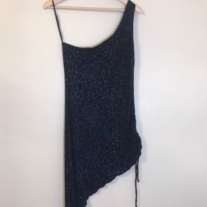 Vintage Party Dress Glitter Detail